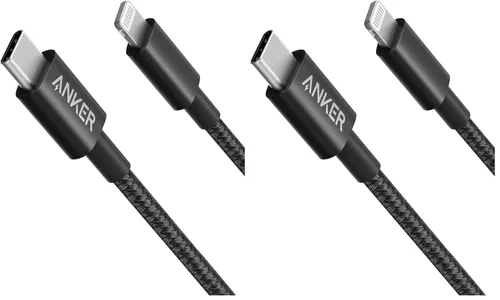 Miniatura 14 de Anker Cable Nuevo de Nylon USB C a Lightning, Certificado Apple MFi para iPhone 14 Series y Más (6 pies, negro)