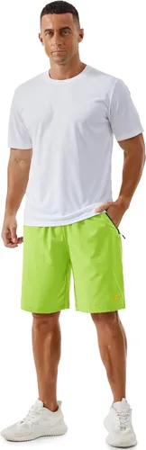 Miniatura 35 de TACVASEN Pantalones cortos deportivos para correr para hombre, 9 pulgadas, de secado rápido, pantalones cortos ligeros de verano, 3 bolsillos
