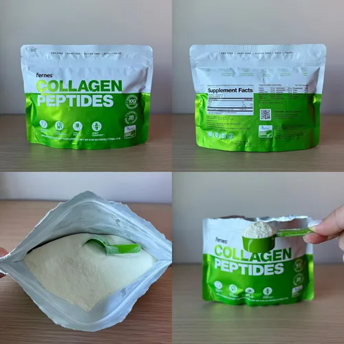 Miniatura 3 de Suplemento de péptidos de colágeno hidrolizados para mujeres y hombres - Soporte para articulaciones, cabello, piel y uñas - Alimentado con pasto