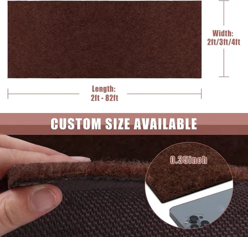 Miniatura 2 de Alfombra de pasillo de 2 x 8 pies, para interiores y exteriores, cocina, entrada, dormitorio, con respaldo de goma antideslizante, alfombra