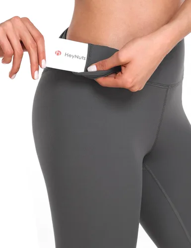Miniatura 6 de HeyNuts Essential 34 Leggings with Drawstring, Buttery Soft Tummy Control Capri Pant for Training 21