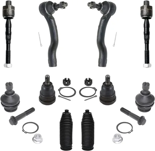 Miniatura 280 de Detroit Axle – Kit de suspensión delantera para Hyundai 2013-2018 Santa Fe 2 enlaces de barra de estabilizador 4 varillas de amarre interiores