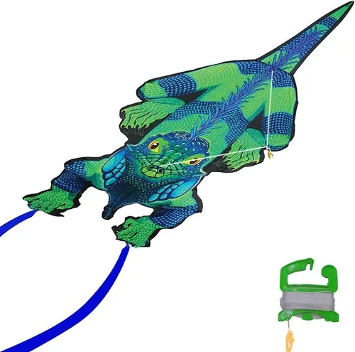Miniatura 2 de WindNSun Cometas en forma de animal – Cometas de animales terrestres de selva tropical y SkyZoo y animales marinos de vida marina con SkyTails