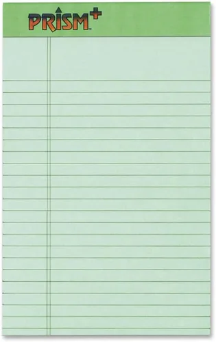 Miniatura 9 de Tops Prism Plus - Bloc legal de 5 x 8 pulgadas, perforado, rosa, regla estrecha, 50 hojas por bloc de escritura, 100% reciclado, paquete de 12 Rosado