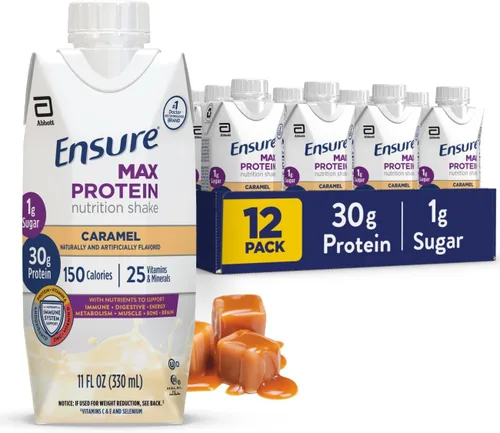 Miniatura 16 de Ensure Max Protein Nutrition Batido, con 0.03 onzas de proteína, 0.03 onzas de azúcar, batido alto en proteínas, pastel de queso de cereza, 11 onzas