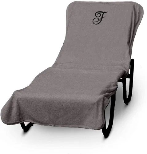Miniatura 268 de Luxury Hotel & Spa - Funda para Tumbona de Piscina con Monograma, Letras Bordadas en Bloque - Extra Absorbente 100% Algodón Turco - Rizo Suave