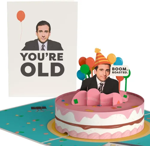 Miniatura 10 de Lovepop Tarjeta emergente de feliz cumpleaños para ella y él – Tarjetas de felicitación de cumpleaños 3D The Office para niños, niñas, hombres