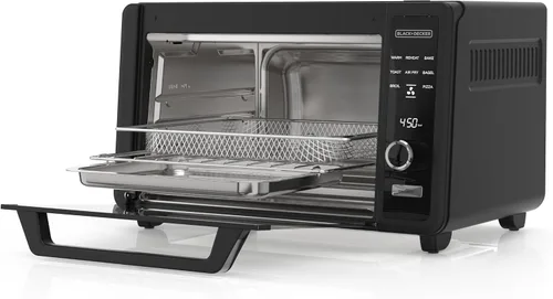 Miniatura 3 de BLACK+DECKER Crisp 'N Bake™ Horno tostador para freír digital de 6 rebanadas