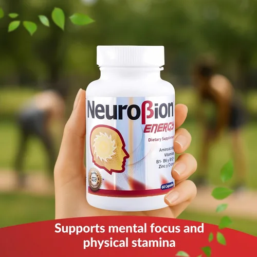 Miniatura 7 de 60 Cápsulas Neurobion Energy - Aminoácidos Vitamina B1 B2 B6 B12 - Aumenta la Alerta Mental y la Resistencia
