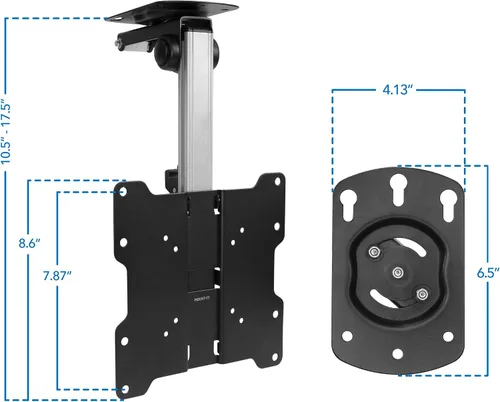 Miniatura 7 de Mount-It! Soporte para TV y monitor abatible y para gabinete y techo para cocinas, RV y espacios pequeños Para pantallas de 13–37 pulgadas VESA