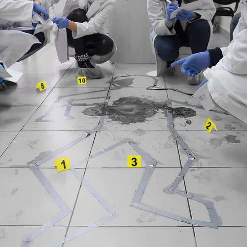 Miniatura 3 de 10 Uds. Marcadores de evidencia Escena del crimen Señalización amarilla para decoraciones de escena del crimen Tarjetas de números de mesa Amarillo
