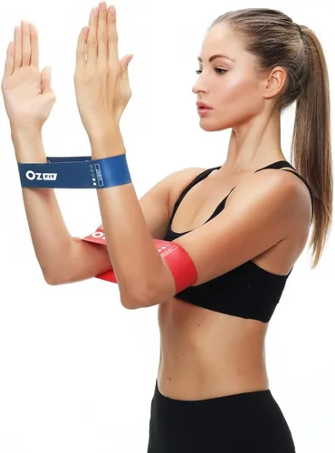 Miniatura 6 de Resistance Bands Set for Men and Women, Pack of 5 Different Levels Elastic Band for Home Gym Long Exercise Workout – Great Fitness Equipment for