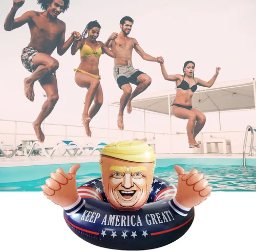 Miniatura 6 de Haz que el verano sea genial de nuevo, con Donald Trump, el flotador americano de piscina #TrumpFloat