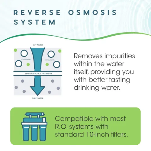 Miniatura 4 de Ultima 7/VII - Filtros de agua de ósmosis inversa de 5 etapas, cartuchos de repuesto para sistema de filtro de agua universal para debajo