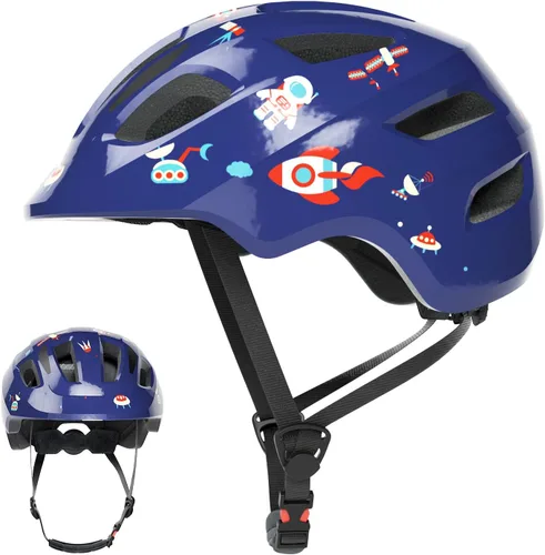Miniatura 11 de Casco XJD para niños pequeños, casco de bicicleta para niños, ajustable, multideporte, para patinetas, para niños y niñas, liviano, para niños de 1