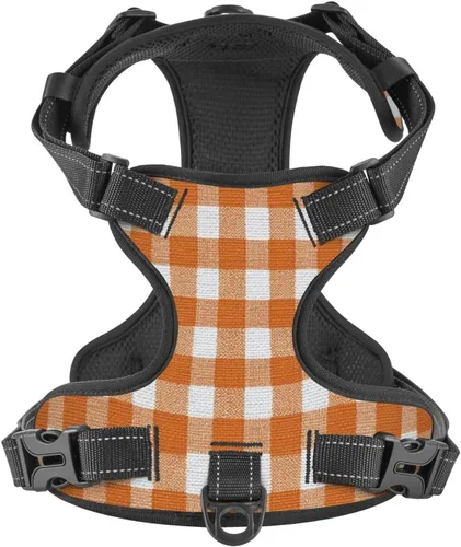 Miniatura 20 de 250th USA Anniversary Reflective Dog Harness No Pull Soft Vest Harness for Small Medium Large Dog Puppy Pets (Small Size)