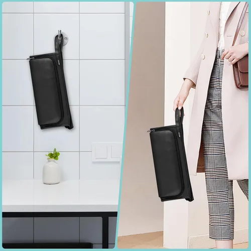 Miniatura 5 de SITHON Estuche de transporte de viaje para Dyson Airwrap Styler/Shark Speedstyle Flexstyle, bolsa organizadora de almacenamiento resistente al agua