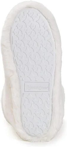 Miniatura 2 de PajamaGram - Zapatillas para mujer con forro polar, pantuflas abotinadas