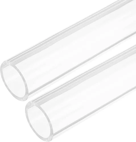 Miniatura 20 de MECCANIXITY Tubo acrílico rígido redondo tubo transparente 0.236 in ID 0.315 in OD 12.008 in longitud para lámparas y linternas, sistema