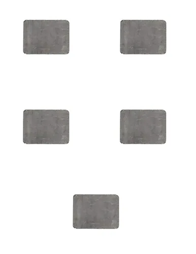 Miniatura 7 de Paleta de maquillaje vacía grande con espejo y 20 calcomanías de metal para personalizar sombras de ojos, resaltadores y rubores