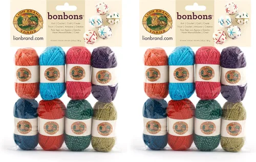 Miniatura 11 de Lion Brand Yarn Paquete de hilo BonBons Brights