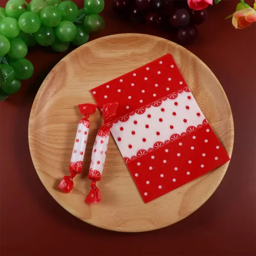 Miniatura 5 de 500 envoltorios de caramelos de turrón impresos con puntos de cera torcida de caramelo, papel de regalo para hornear, para el día de San Valentín
