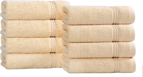 Miniatura 139 de Superior - Juego de 8 toallas de mano de algodón egipcio, toallas básicas de secado rápido, toallas pequeñas absorbentes, faciales, spa, cocina