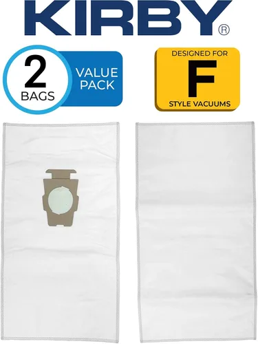 Miniatura 3 de Kirby Micron Magic - Bolsas de filtro HEPA (2 unidades) Parte #205811 OEM original de Kirby Compatible con Avalir, Sentria, serie G Estilo F