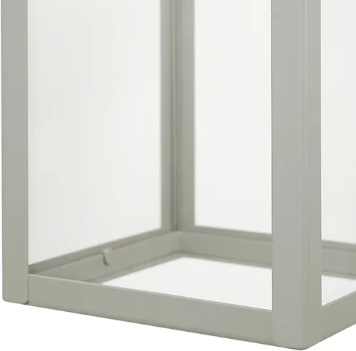 Miniatura 8 de GLOBE Electric 44838 Bowery - Aplique de pared para interiores y exteriores, 1 luz, gris mate, pantalla de vidrio transparente