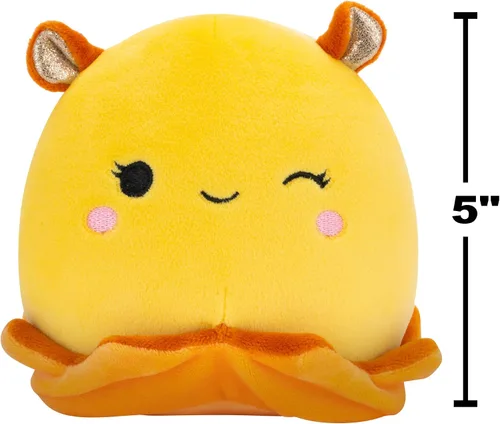 Miniatura 2 de Squishmallows Original 5-Pulgadas Paquete de 10 – Axel, Bijan, Cavaleri, Dolan, Gertrude, Greer, Herman, Meghan, Nolan, Sol – Peluche Oficial