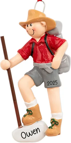Miniatura 15 de Adorno Personalizado de Uniforme de Boy Scout para Navidad 2025 Adorno para Árbol de Navidad para Scout Masculino Recuerdo Único de Primer