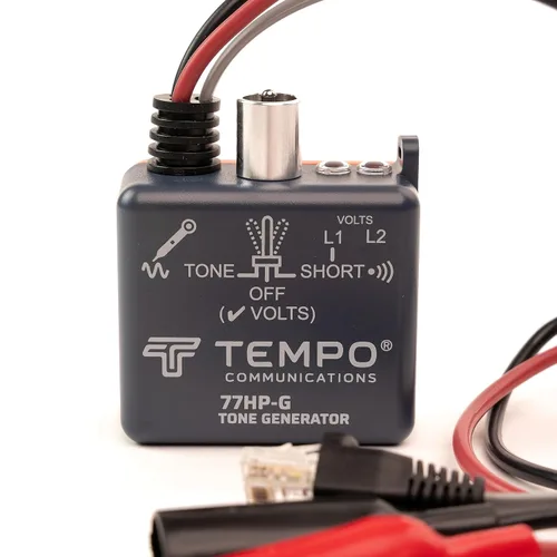 Miniatura 5 de TEMPO Communications 77HP-G Generador de Tono Universal, Rastreador de Cable de Cobre, Tonificador de Cable, Grado Profesional