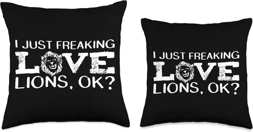 Miniatura 3 de Lion Cub Mane Roar Feline Leo Africa Zoology Motif Tamer Leo Lioness Big Cat Feline Jungle Pride Roar Cub Lion Throw Pillow, 16x16, Multicolor