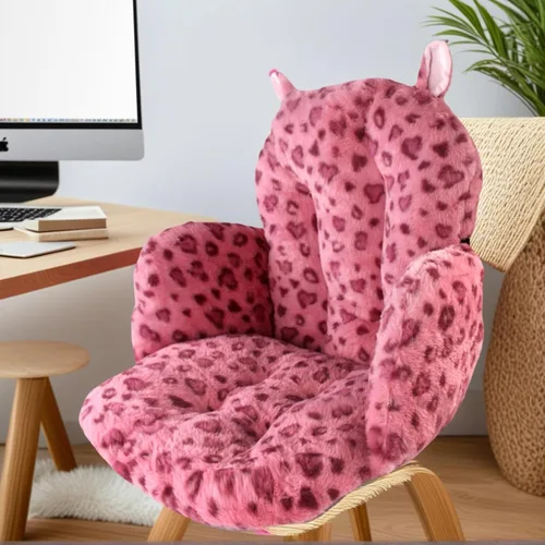 Miniatura 5 de DOBUONO Cómodo cojín para silla de oficina: 17.5 pulgadas de largo x 17.5 pulgadas de ancho x 18 pulgadas de alto, lindo cojín Kawaii para silla