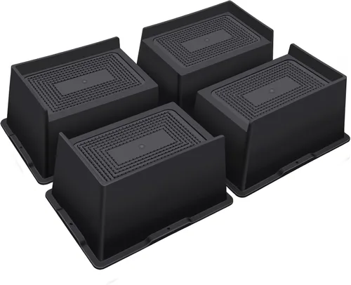 Miniatura 10 de ANNKUT Elevadores de cama de 2 pulgadas, resistentes, elevadores de sofá de gran tamaño, elevadores de muebles extra anchos para sofá, mesa