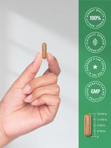 Miniatura 7 de Horbäach Suplemento de curcumina de cúrcuma 2250 mg 180 cápsulas con pimienta negra y cereza agria Sin OMG y sin gluten