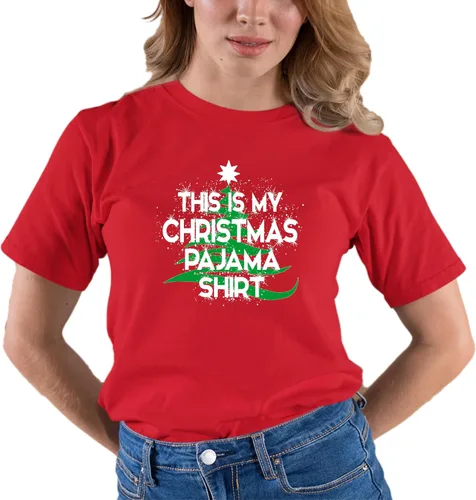 Miniatura 5 de Go All Out Camiseta de pijama con texto en inglés This is My Christmas