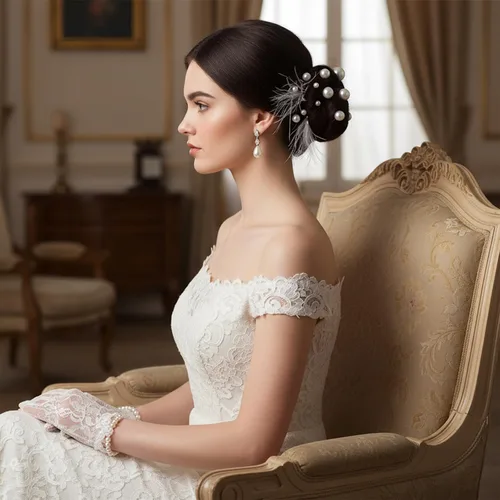 Miniatura 5 de JIEYAO 36 horquillas para el pelo de perlas de boda, accesorios de pelo de perlas, pasadores de novia en forma de U, pasadores de pelo de diamantes