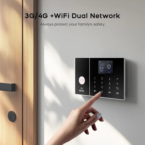 Miniatura 2 de Sistema de alarma para seguridad del hogar, sistema de alarma inteligente para el hogar, sistema de alarma inalámbrica WiFi para el hogar