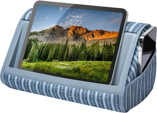 Miniatura 9 de LAPGEAR Soporte de almohada para tablet, ranura de 11 pulgadas para iPads, Galaxy Tabs, Kindles, lectores electrónicos y teléfonos, soporte