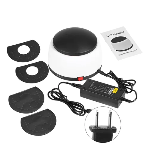 Miniatura 7 de Máquina quitaesmalte de uñas, 36 W, vaporizador de esmalte de uñas de gel de vapor para salón de belleza en el hogar, limpiador portátil para salón