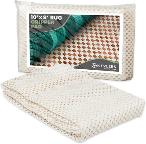 Miniatura 10 de Nevlers Almohadilla antideslizante de 2 x 10 pies Agarre antideslizante de PVC de tejido abierto para suelos de madera dura y otras superficies