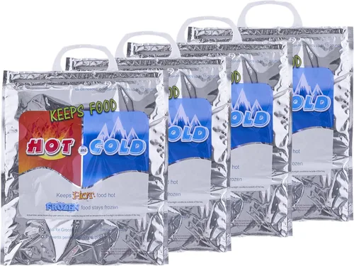 Miniatura 45 de Superio Bolsas aisladas para bebidas frías y calientes para entrega de alimentos, bolsas de compras de comestibles, almacenamiento de alimentos