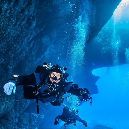 Miniatura 7 de Máscara de buceo Pano 3 para adultos, máscara de esnórquel de vidrio templado, máscara de natación antivaho sin fugas, gafas de natación con Azul