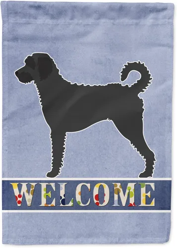 Miniatura 30 de Caroline's Treasures BB8334GF AIDI Bandera de jardín para perro de montaña del Atlas, bandera de buzón azul, bandera decorativa para patio exterior