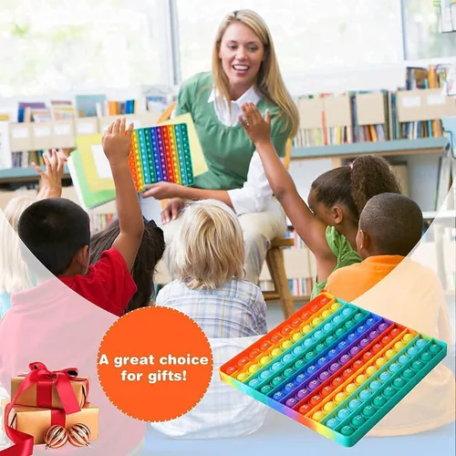 Miniatura 3 de P00p - Juego de multiplicación con números, juguetes de matemáticas fidget, juguete de aprendizaje fidget para aliviar el estrés para crear tipos