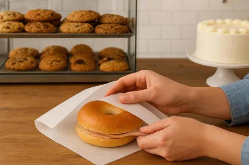 Miniatura 3 de Bandejas de papel kraft marrón para alimentos, juego de 100 bandejas para nachos para perros calientes, bandejas de papel para perros calientes