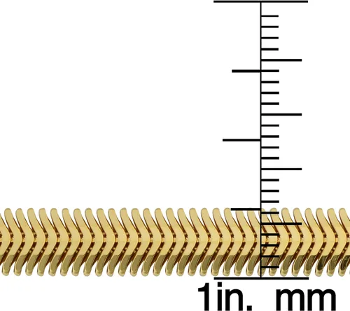 Miniatura 3 de Kooljewelry - Pulsera ovalada de oro amarillo sobre plata de ley de 0.252in (7,5 o 8,5 pulgadas)