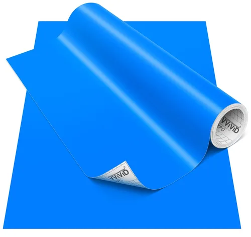 Miniatura 44 de VViViD DECO65 - Vinilo adhesivo permanente brillante azul oscuro, 11.8 pulgadas x 84 pulgadas (7 pies)