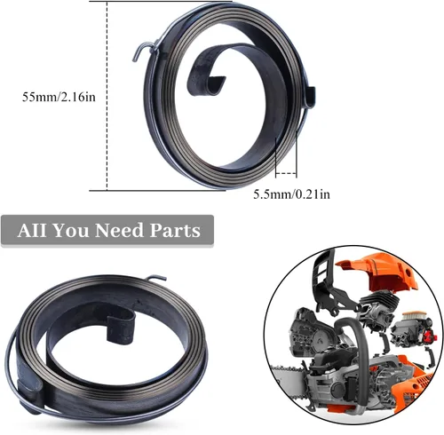 Miniatura 2 de Recoil Easy Starter Spring Fit Chinese 5200 5800 4500 Motosierra 45cc 52cc 58cc